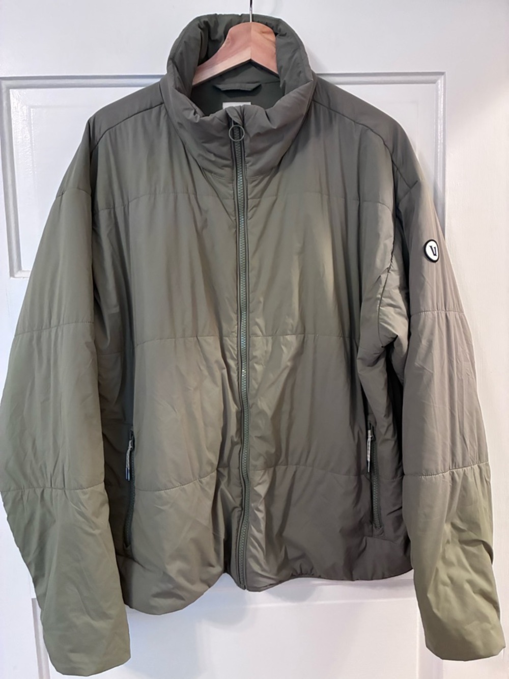 NWOT Vuori Canyon Insulated Jacket Light Olive Green Full Zip 2XL - Picture 4 of 10